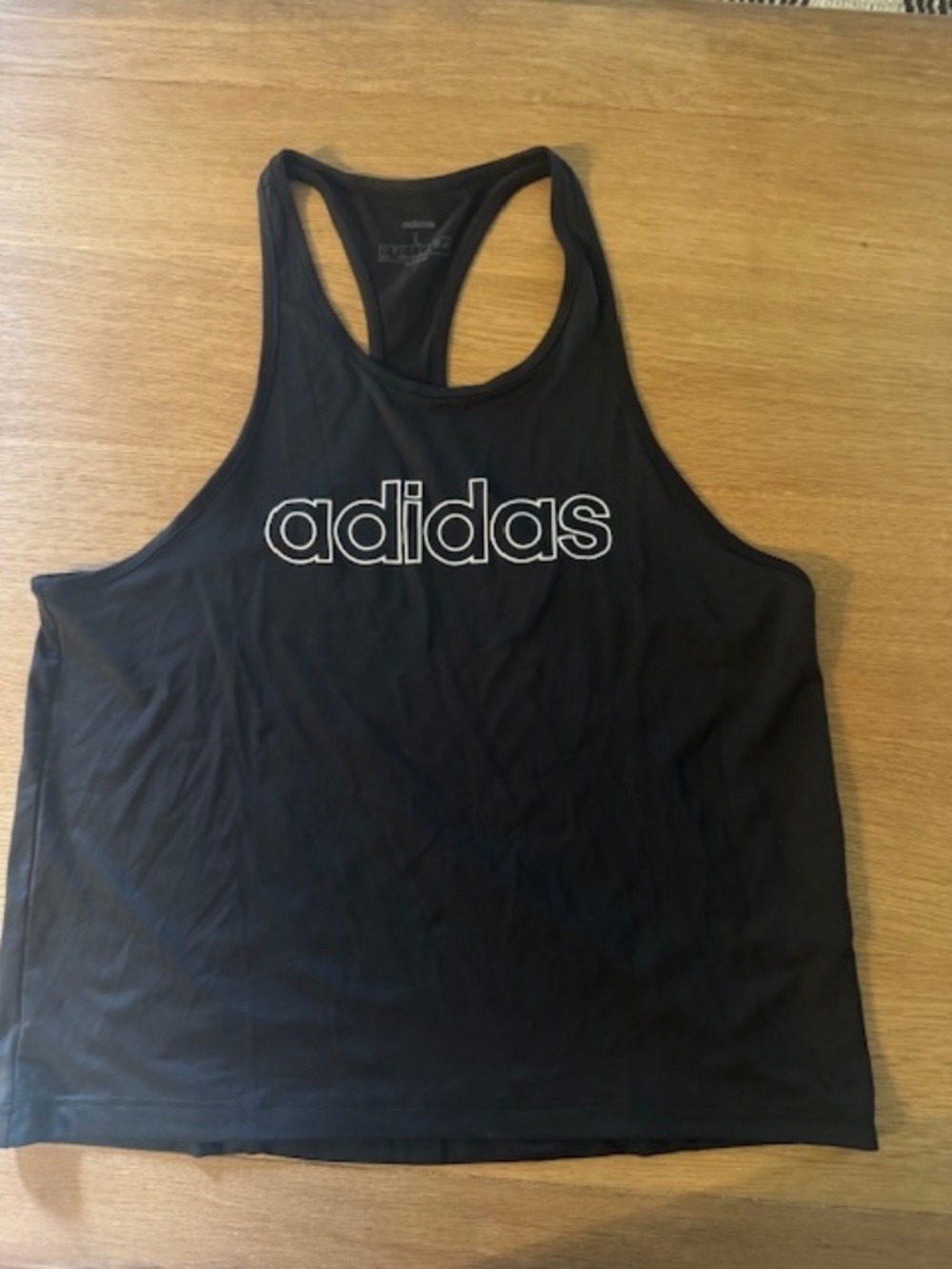 Adidas Shirt Womens, L. Black Tank Top